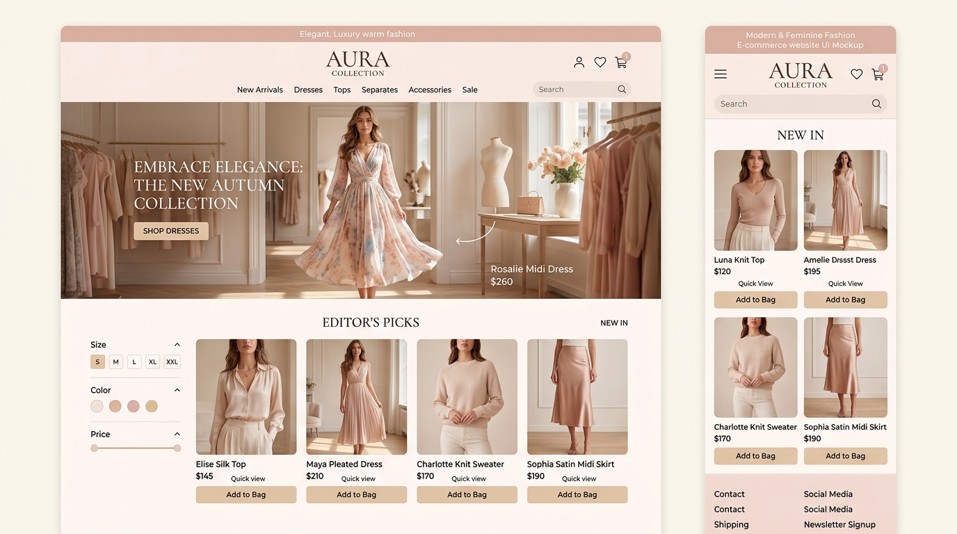 Aleana — E-commerce de Moda Femenina